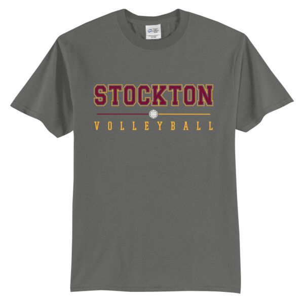 Stockton Volleyball 2026 Logo 1 - Tall Core Blend Tee Thumbnail