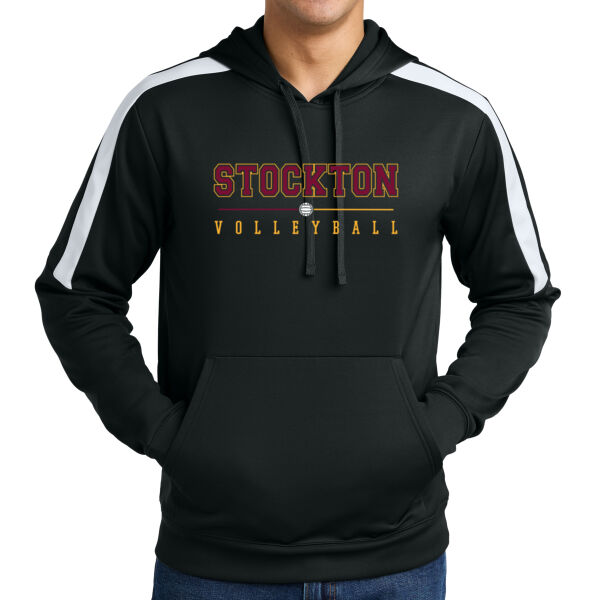 Stockton Volleyball 2026 Logo 1 - Sport Wick ® Fleece United Pullover Hoodie Thumbnail