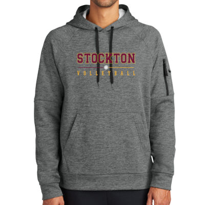 Stockton Volleyball 2026 Logo 1 - Therma FIT Pocket Pullover Fleece Hoodie Thumbnail