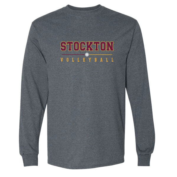 Stockton Volleyball 2026 Logo 1 - DryBlend® 50/50 Long Sleeve T-Shirt Thumbnail