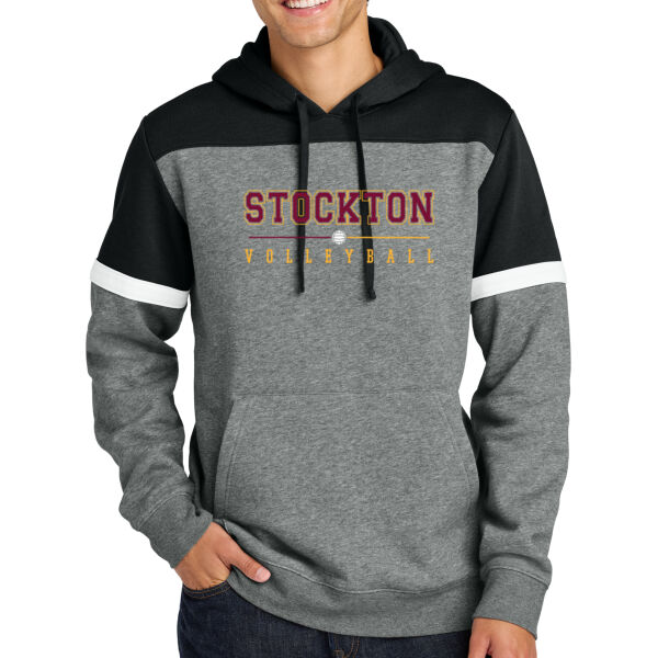 Stockton Volleyball 2026 Logo 1 - Drive Fleece Colorblock Hoodie Thumbnail