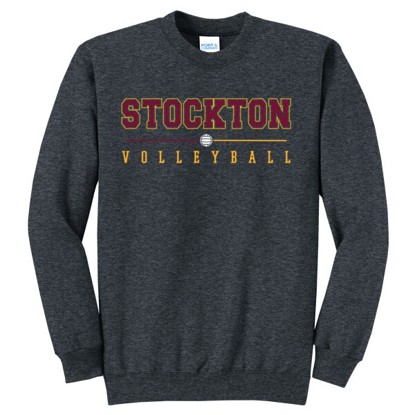 Stockton Volleyball 2026 Logo 1 - Core Fleece Crewneck Sweatshirt Thumbnail
