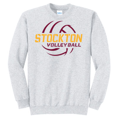 Stockton Volleyball 2026 Logo 2 - Core Fleece Crewneck Sweatshirt Thumbnail