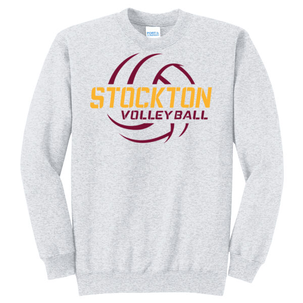 Stockton Volleyball 2026 Logo 2 - Core Fleece Crewneck Sweatshirt Thumbnail