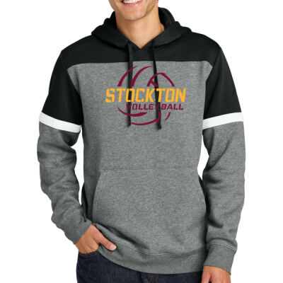Stockton Volleyball 2026 Logo 2 - Drive Fleece Colorblock Hoodie Thumbnail