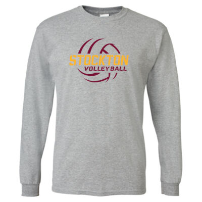 Stockton Volleyball 2026 Logo 2 - DryBlend® 50/50 Long Sleeve T-Shirt Thumbnail