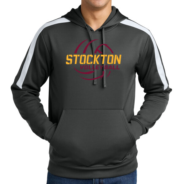 Stockton Volleyball 2026 Logo 2 - Sport Wick ® Fleece United Pullover Hoodie Thumbnail