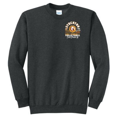 Stockton Volleyball 2026 Logo 3 - Core Fleece Crewneck Sweatshirt Thumbnail