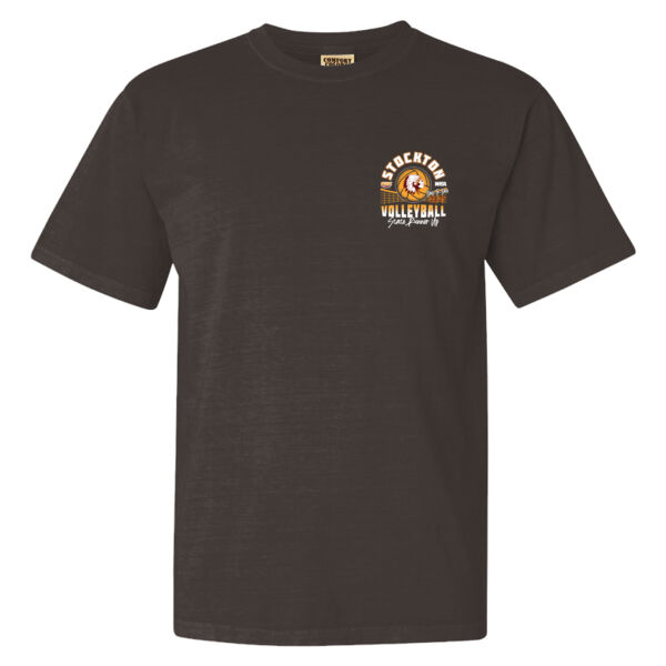 Stockton Volleyball 2026 Logo 3 - Garment-Dyed Heavyweight T-Shirt Thumbnail