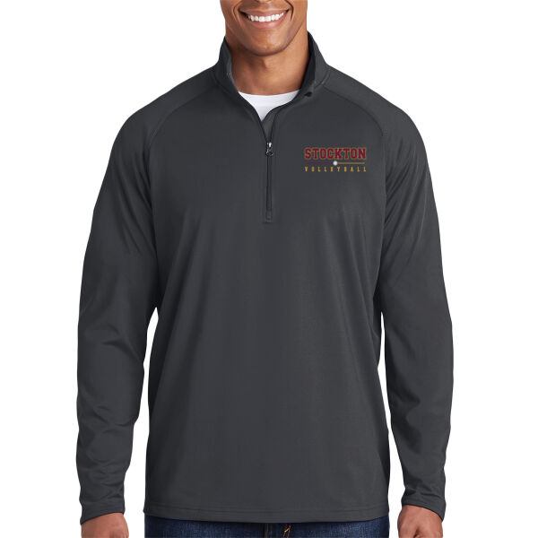Stockton Volleyball 2026 Logo 1 - Sport Wick ® Stretch 1/4 Zip Pullover Thumbnail