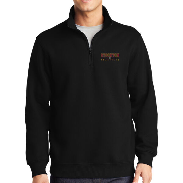 Stockton Volleyball 2026 Logo 1 - 1/4 Zip Sweatshirt Thumbnail
