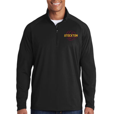 Stockton Volleyball 2026 Logo 2 - Sport Wick ® Stretch 1/4 Zip Pullover Thumbnail