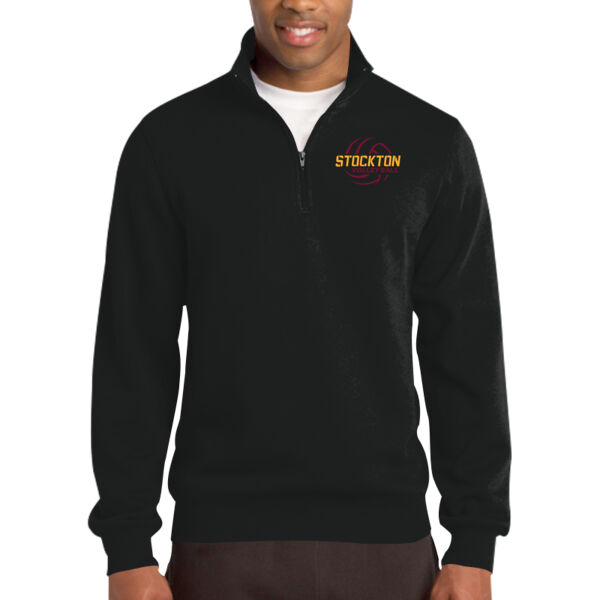 Stockton Volleyball 2026 Logo 2 - Tall 1/4 Zip Sweatshirt Thumbnail